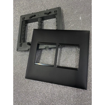 Placa P/4 Modulos 4X4  - Pial Plus + Preto